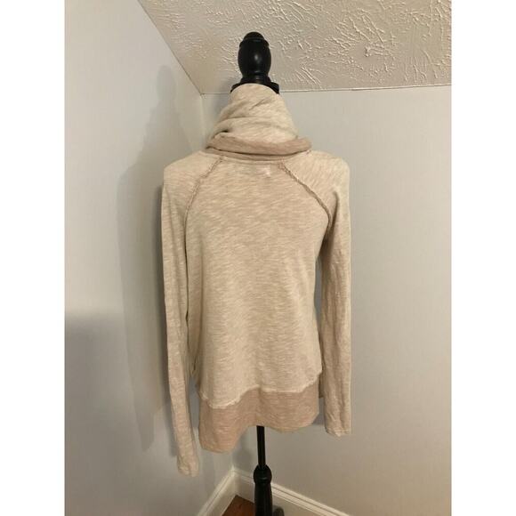 Free People FP Beach Beige Cocoon Cowl Neck Long Sleeve Pullover Top - EXSM/SM - Picture 3 of 10
